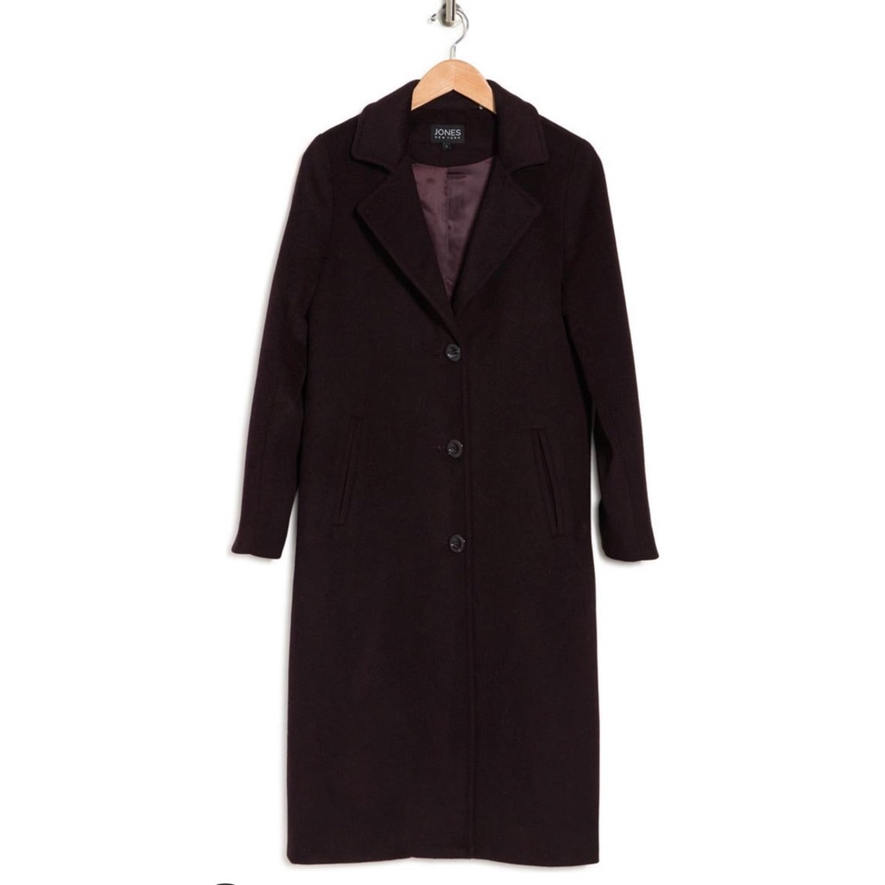 Long Wool Coat - size 8